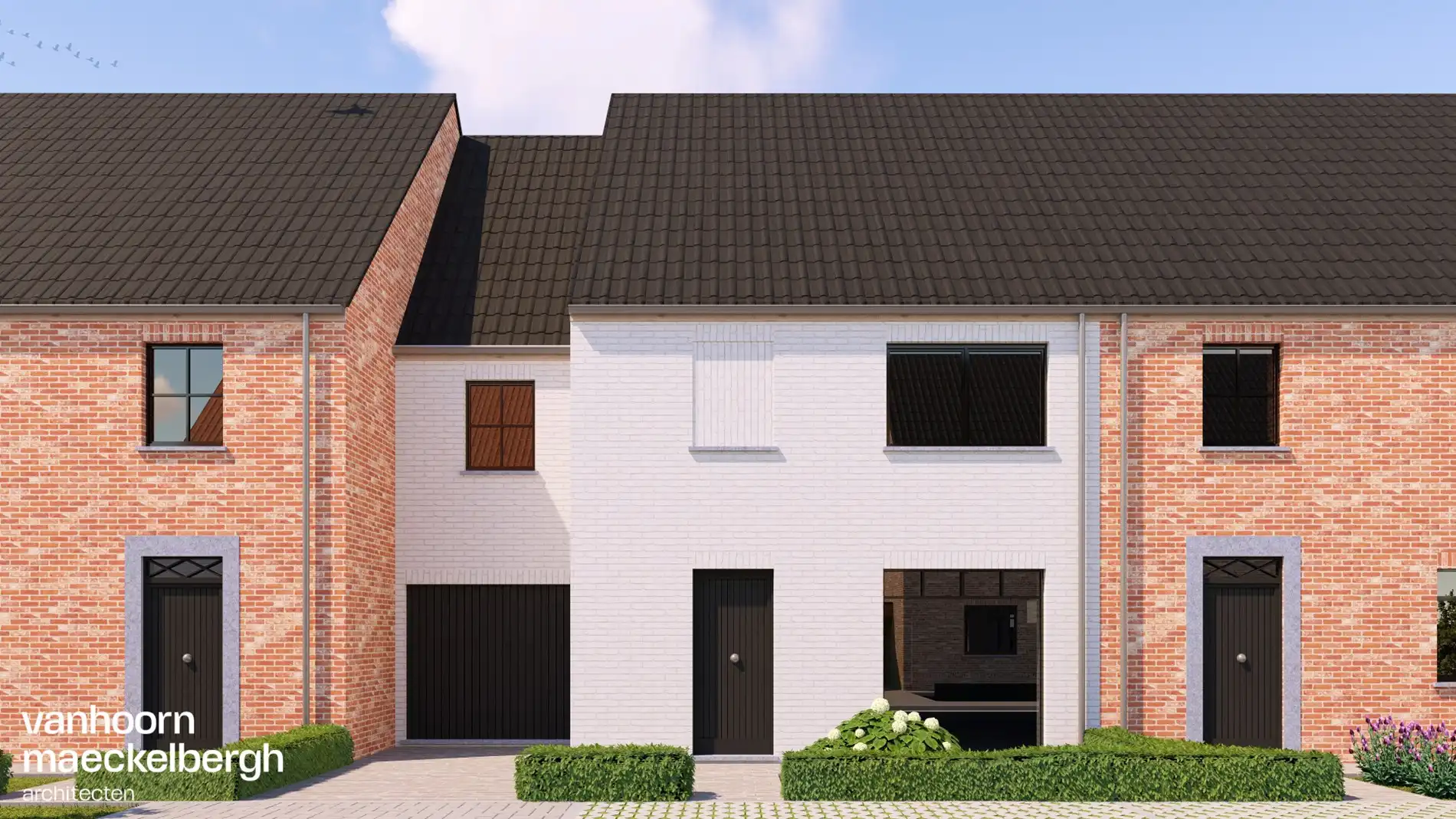 Ruime 3-slaapkamer nieuwbouwwoning met garage in het centrum van Gistel foto {{pictureIndex}}