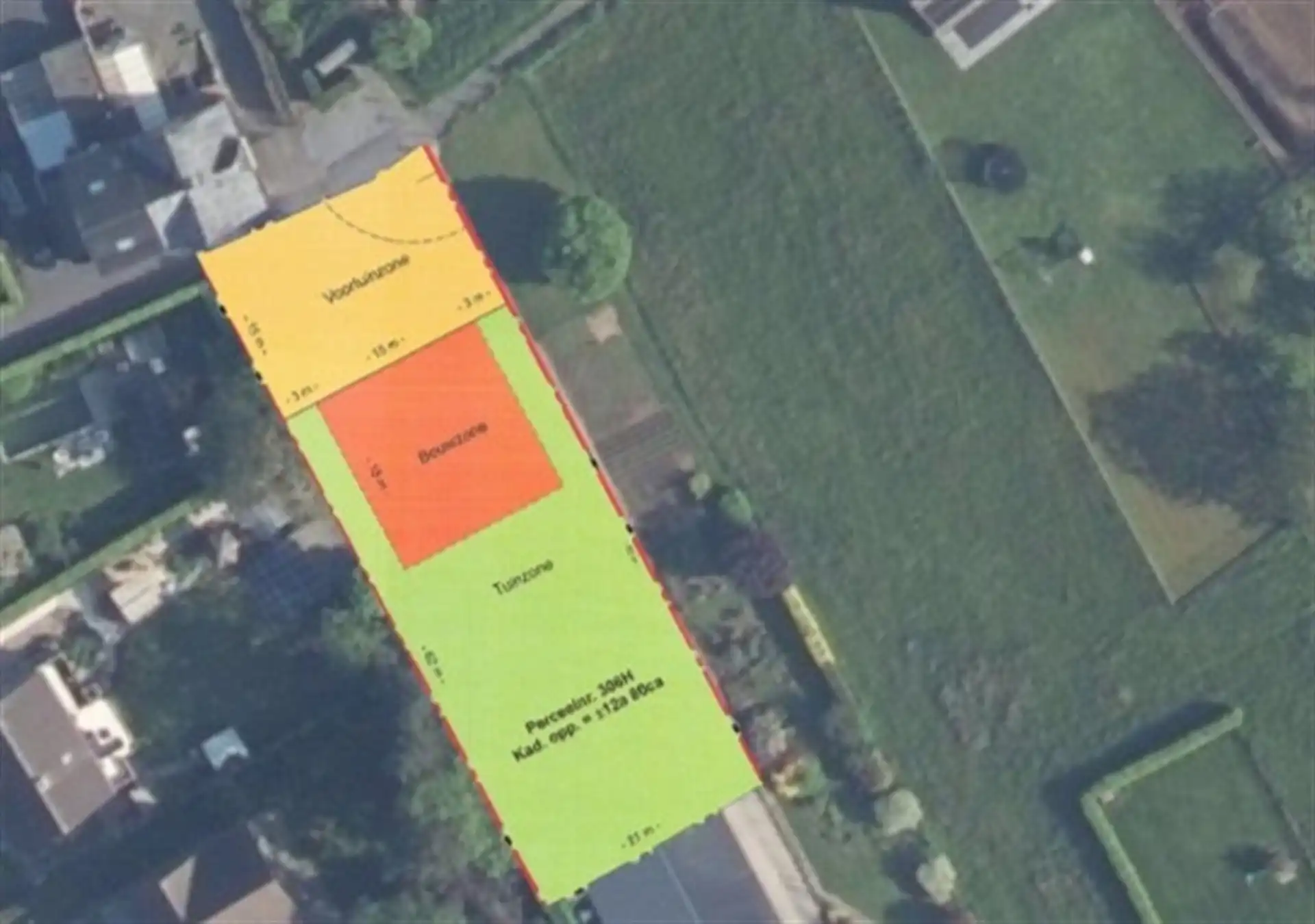Goed gelegen bouwgrond voor open bebouwing in Mazenzele foto 8