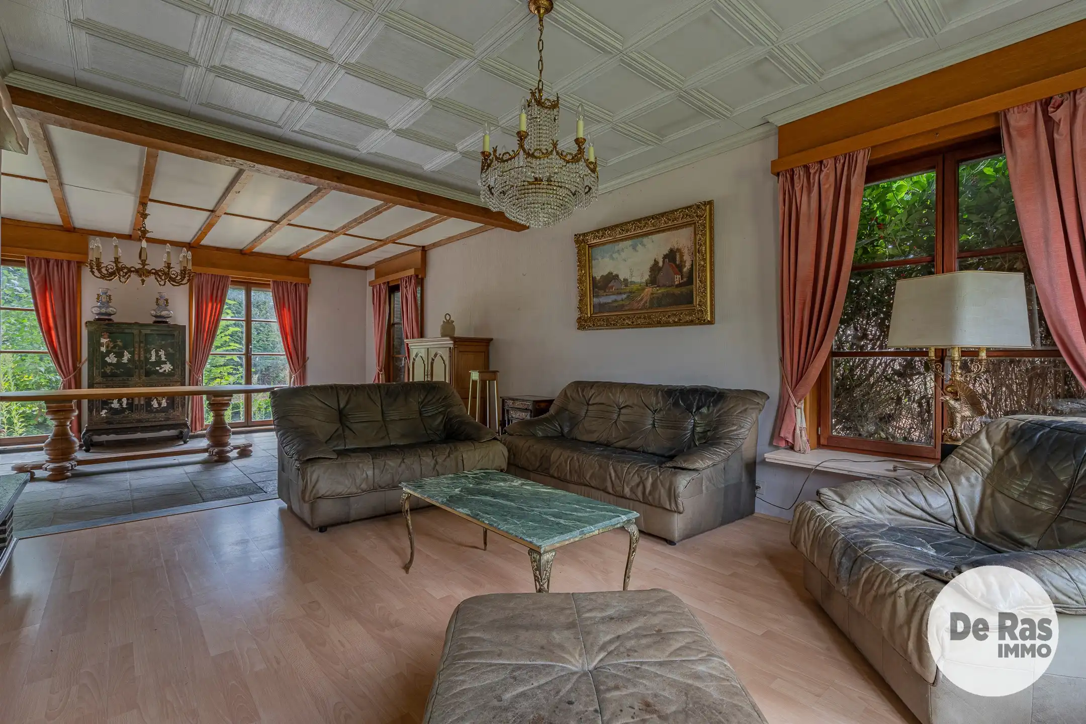 WICHELEN - Te renoveren landbouwwoning met weide en serre foto 5