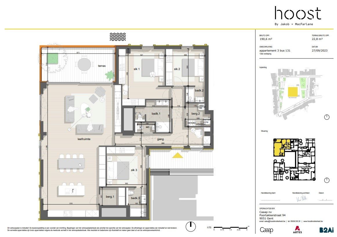 Penthouse -190m² met absolute privacy en unieke vergezichten met zicht op zee foto 5