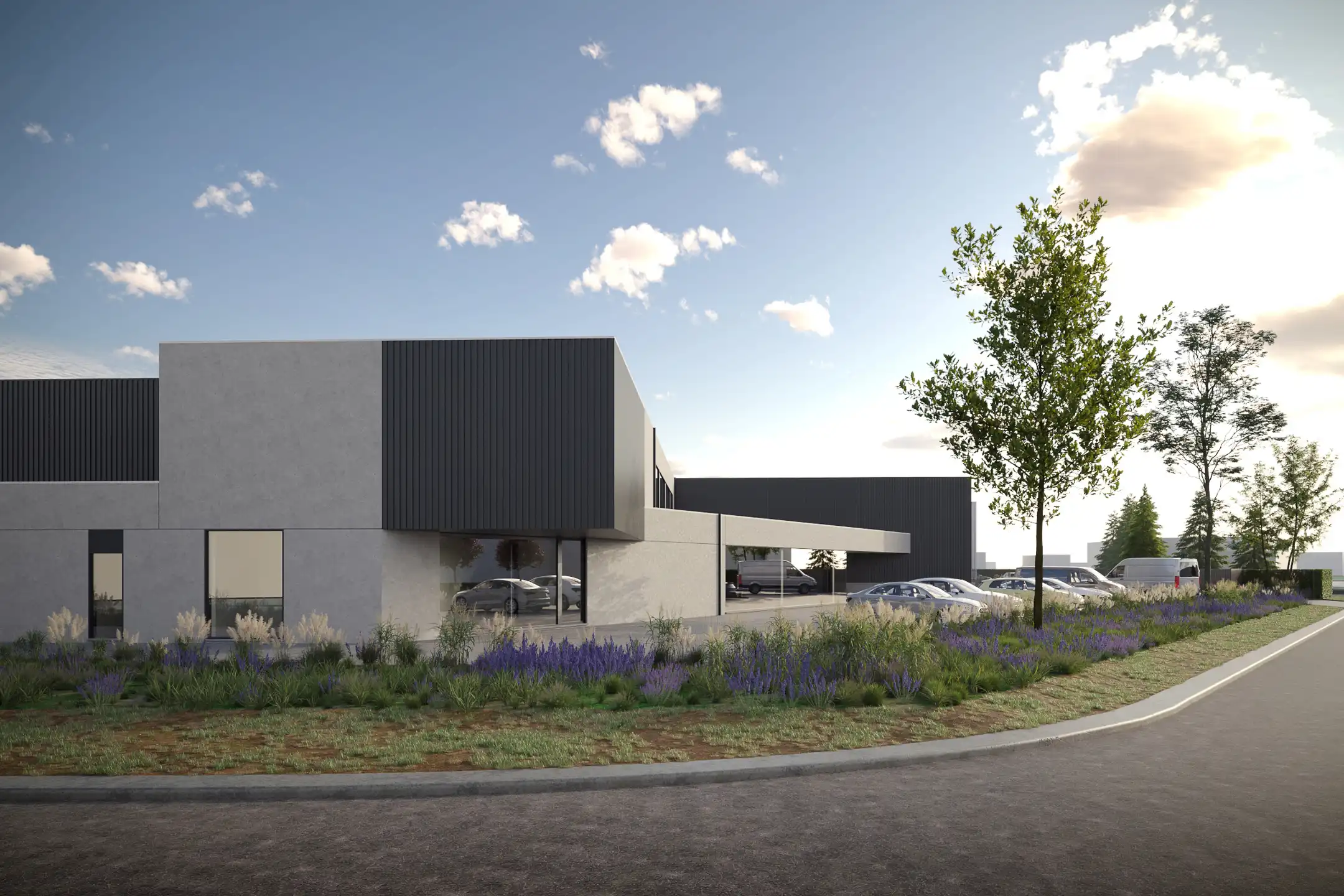 TE KOOP: KMO-unit 4 (opp. 1080m²) op 'Jagersborg' in Maaseik foto 8