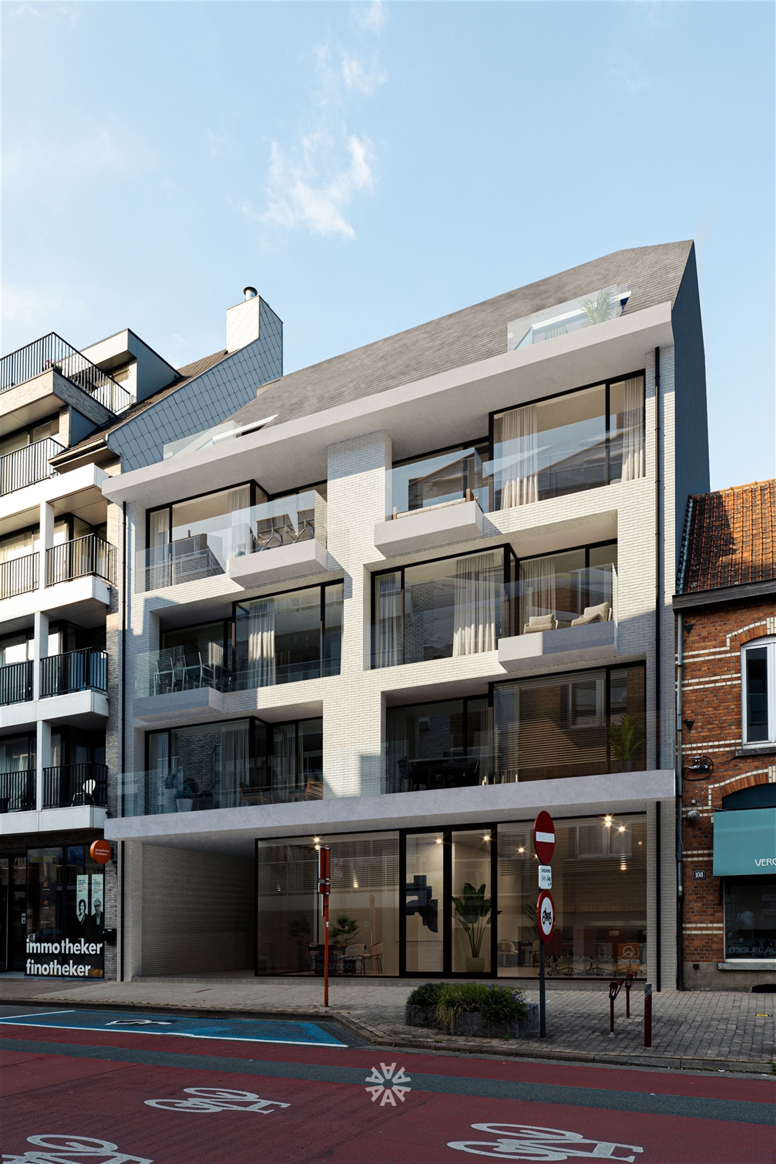 Casco handelsruimte met diverse mogelijkheden in een nieuwbouw residentie in het hartje van Deinze foto 1