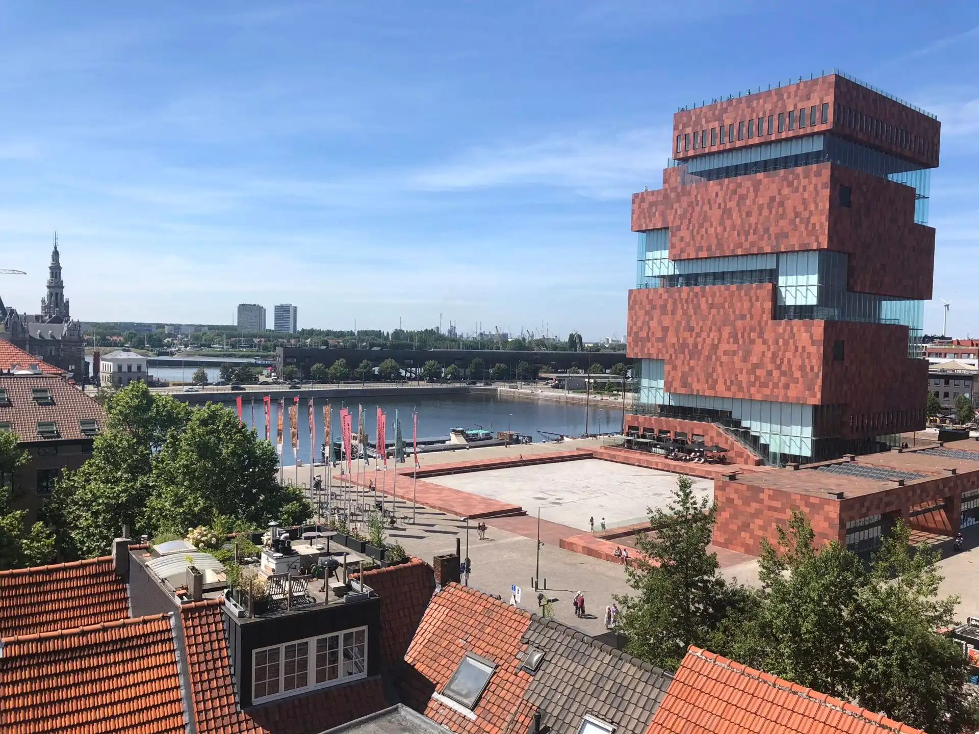 Kantoor in luxe penthous 190m² op het Eilandje foto 2