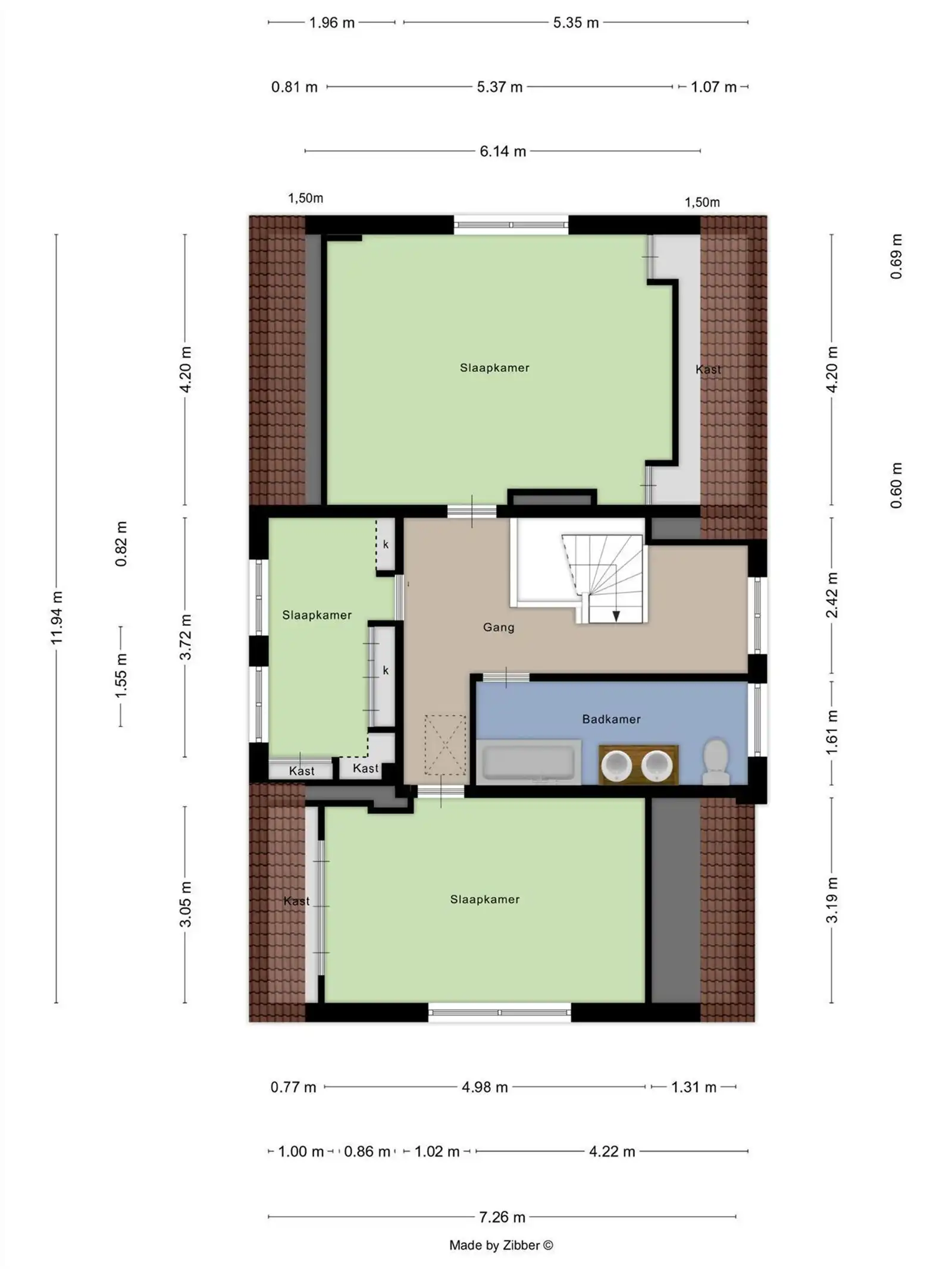 Ruime villa (230m²) met 3 slaapkamers + bureau op 6a 38ca foto 17