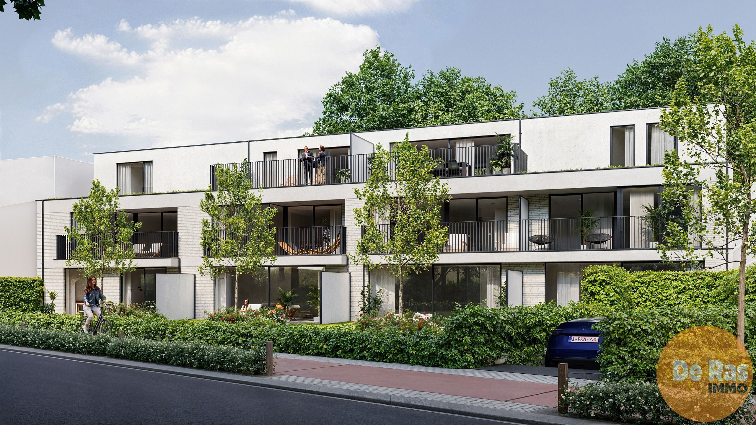EREMBODEGEM - Ruim nieuwbouwappartement met 2 slpks en 2 terrassen foto {{pictureIndex}}