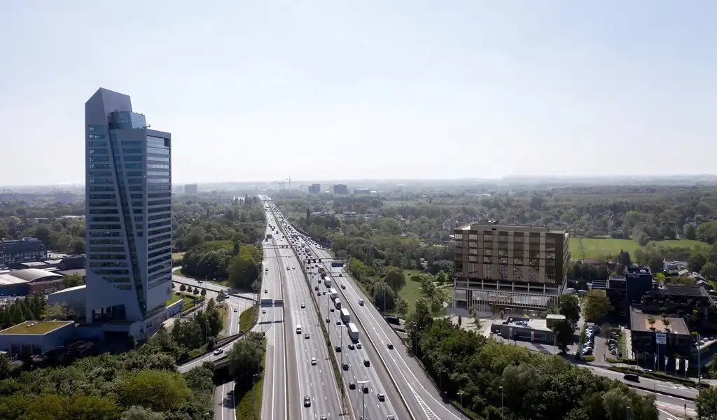 Kantoorruimte te huur in nieuwbouwproject Ouverture tegenover KBC toren te Gent foto 15