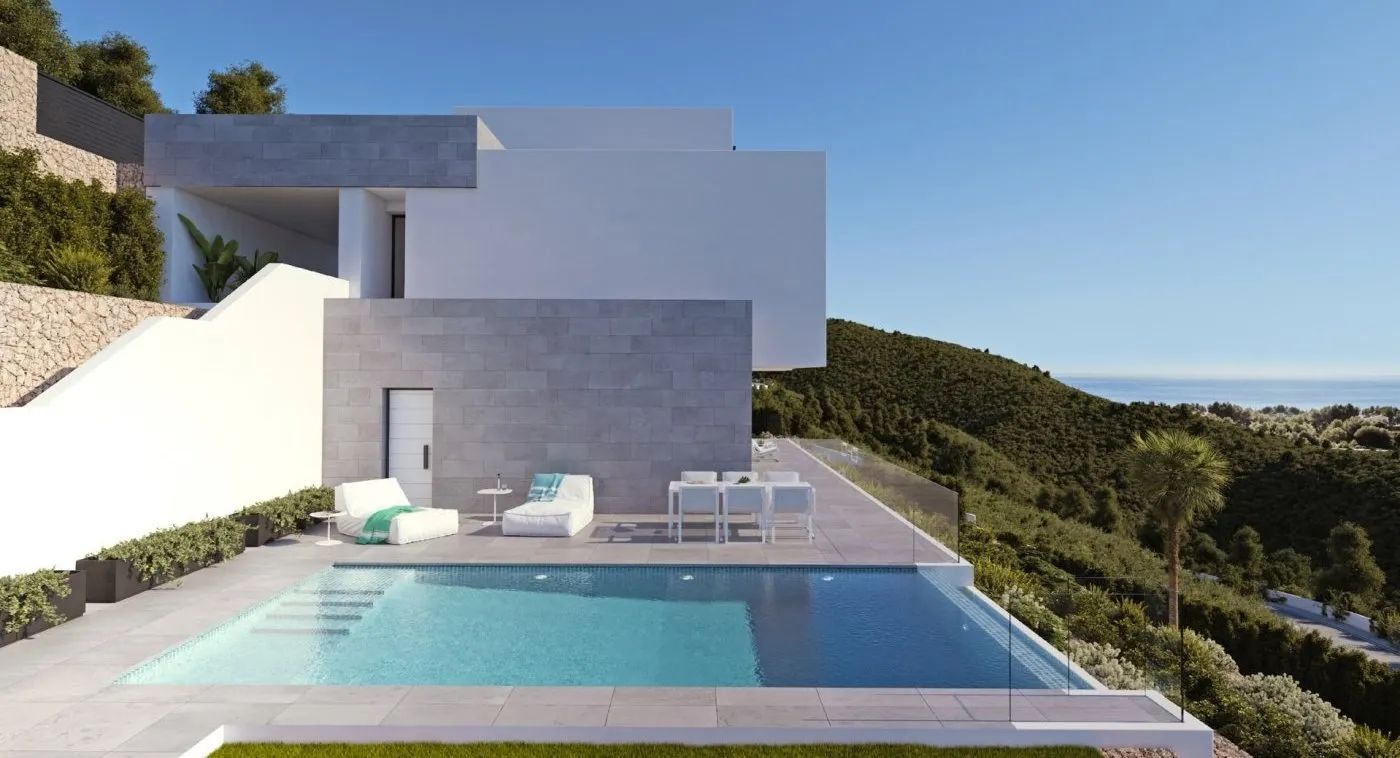 Schitterende villa met ruime terrassen en adembenemend zeezicht! foto {{pictureIndex}}