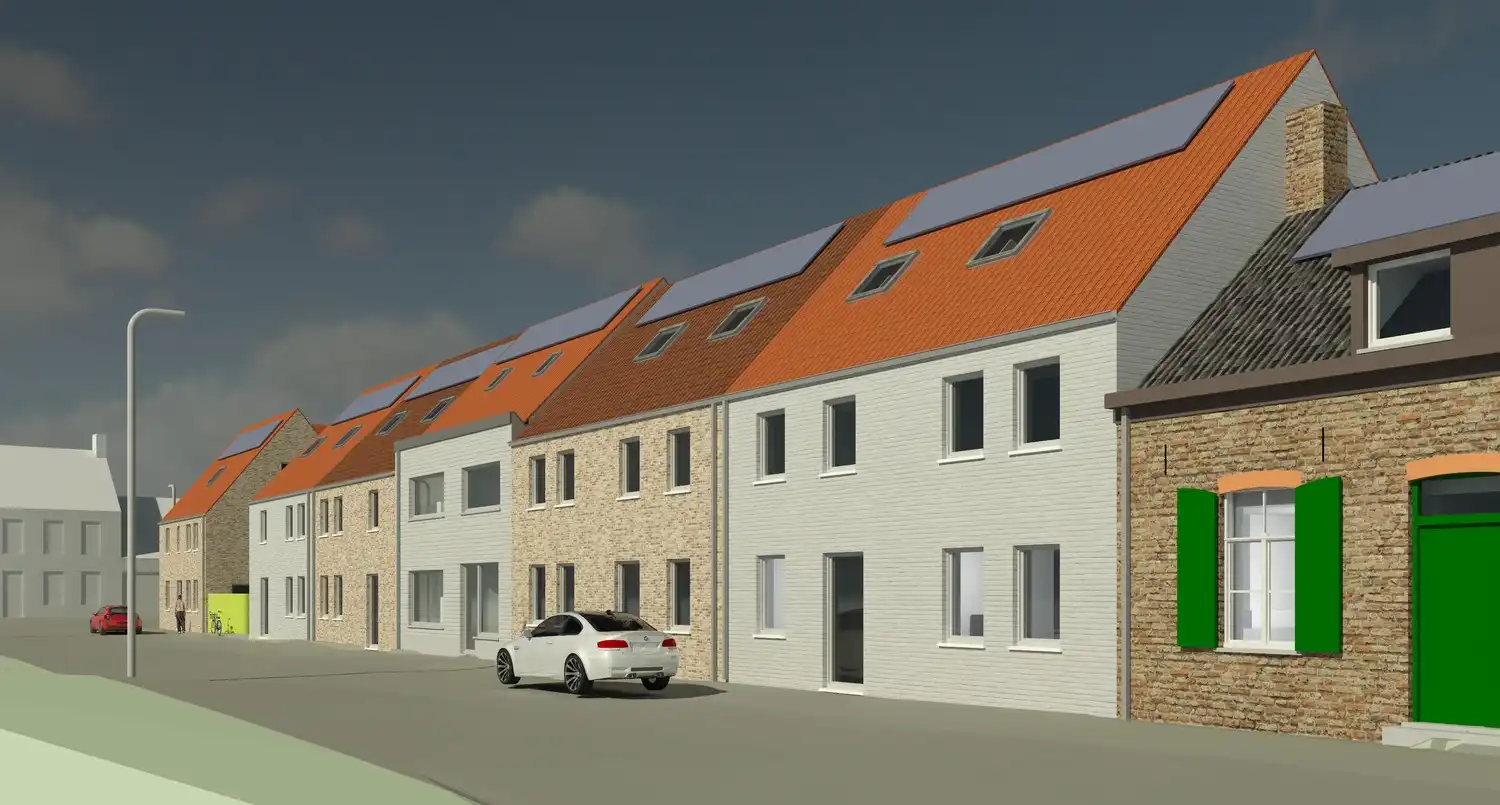 BEAUVOORDE: Woonomgeving De Lelie: 18 nieuwbouwwoningen in het landelijke en historische Beauvoorde - REEDS 7 VERKOCHT! foto 9