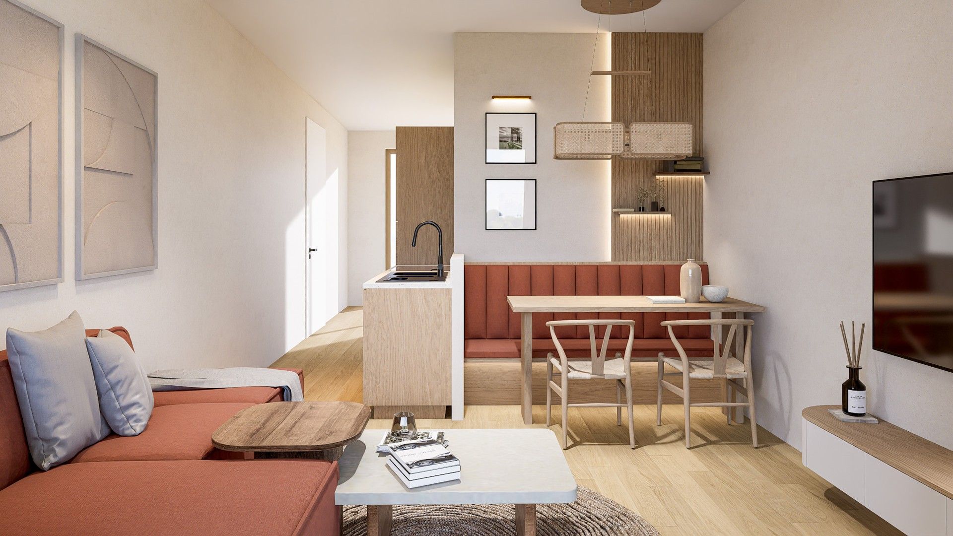 Nieuwbouw city flat in het centrum van Gent foto {{pictureIndex}}