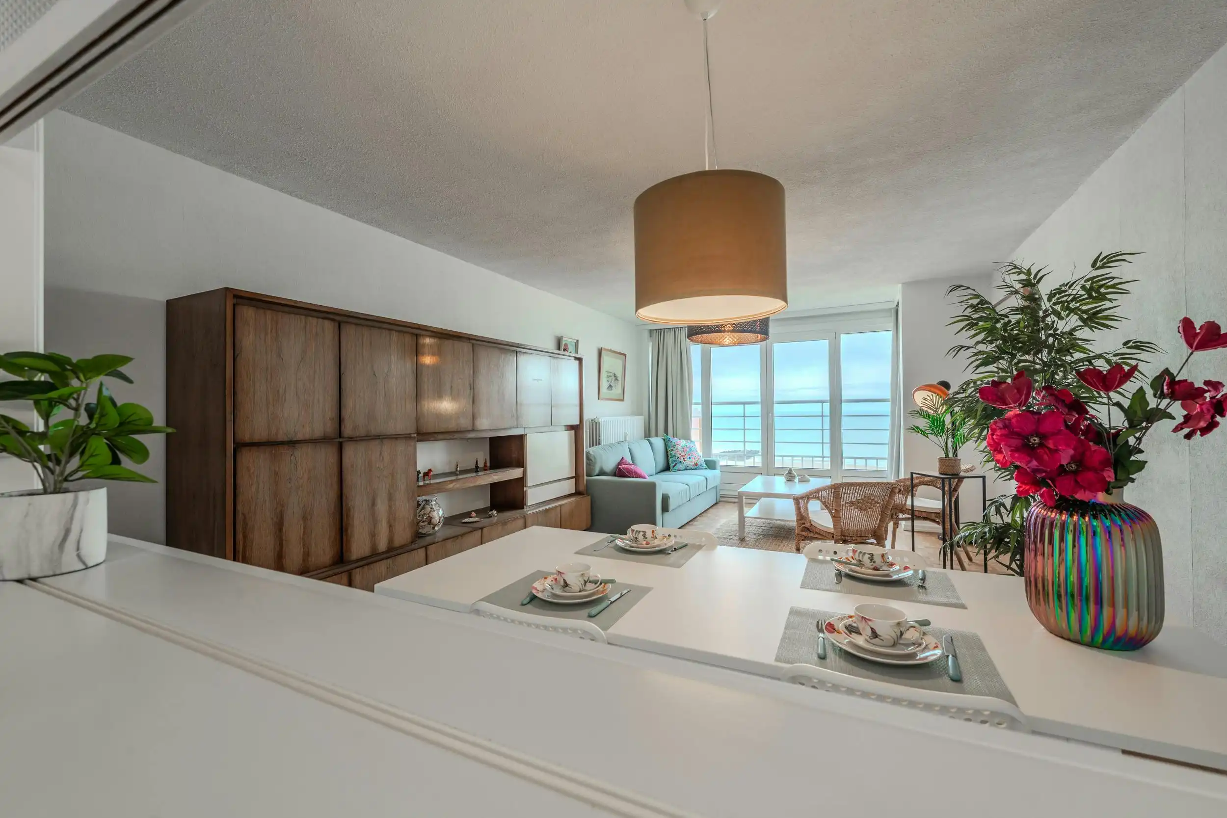 Prachtig appartement met 1 slaapkamer en frontaal zeezicht!  foto 3