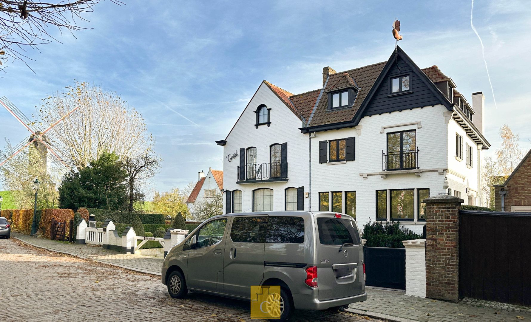 riante stadsvilla in Knokse stijl met grote garage, diverse terrassen en sublieme tuin, zicht op de Molens en alle Brugse torens, grondoppervlakte 655 m2 foto 35