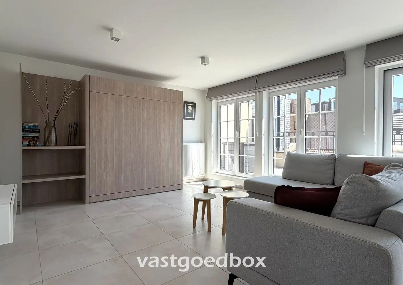 Unieke penthouse studio met 2 grote terrassen, centrum Oostende foto 9