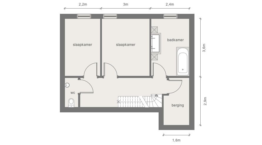 Penthouse met 3 slaapkamers, 2 badkamers, 130m² foto 5