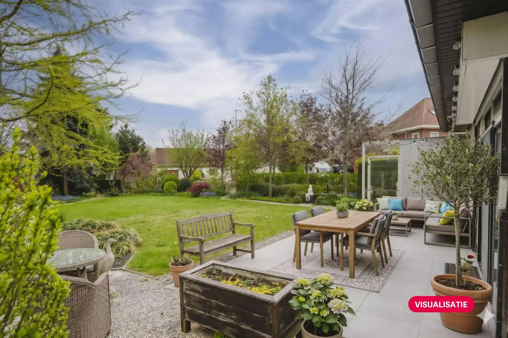 Ruime alleenstaande woning op 1922m² te koop in Gullegem foto 7