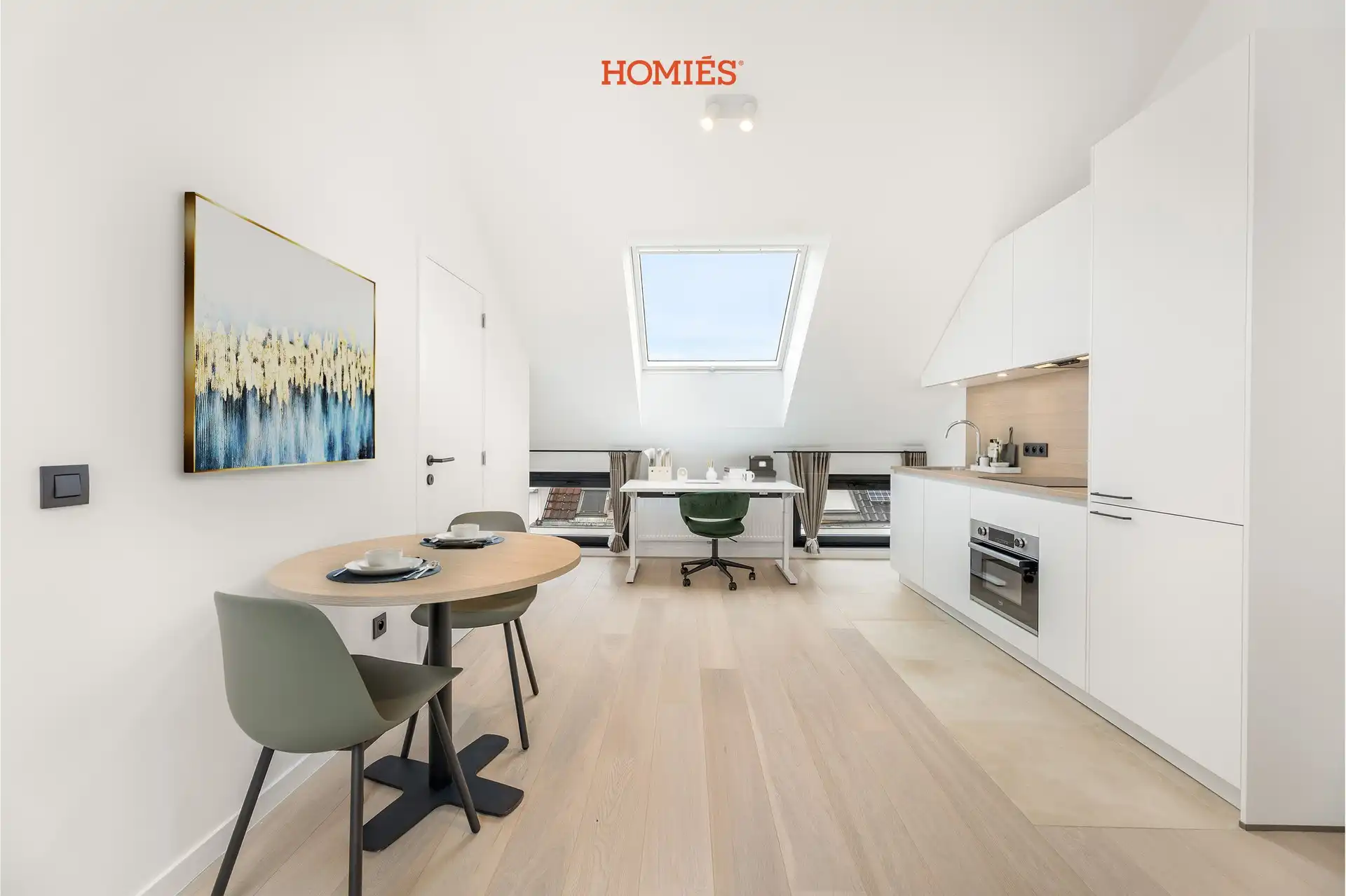 Lichtrijke penthouse-studio op topligging in Leuven - EPC A foto 5