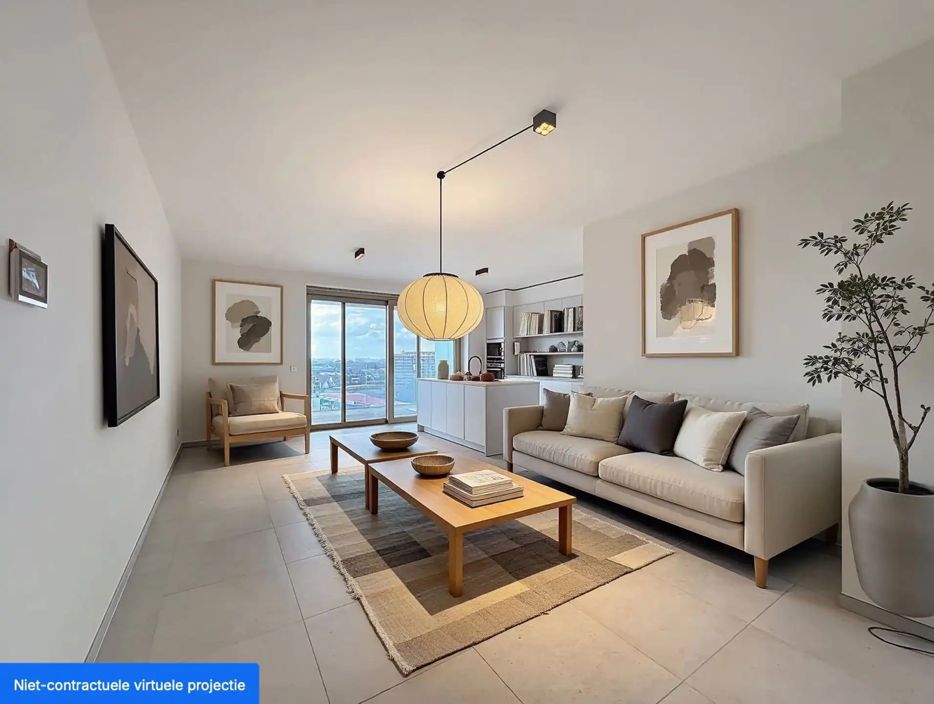 Appartement met ruim terras Waterfront Waregem foto {{pictureIndex}}