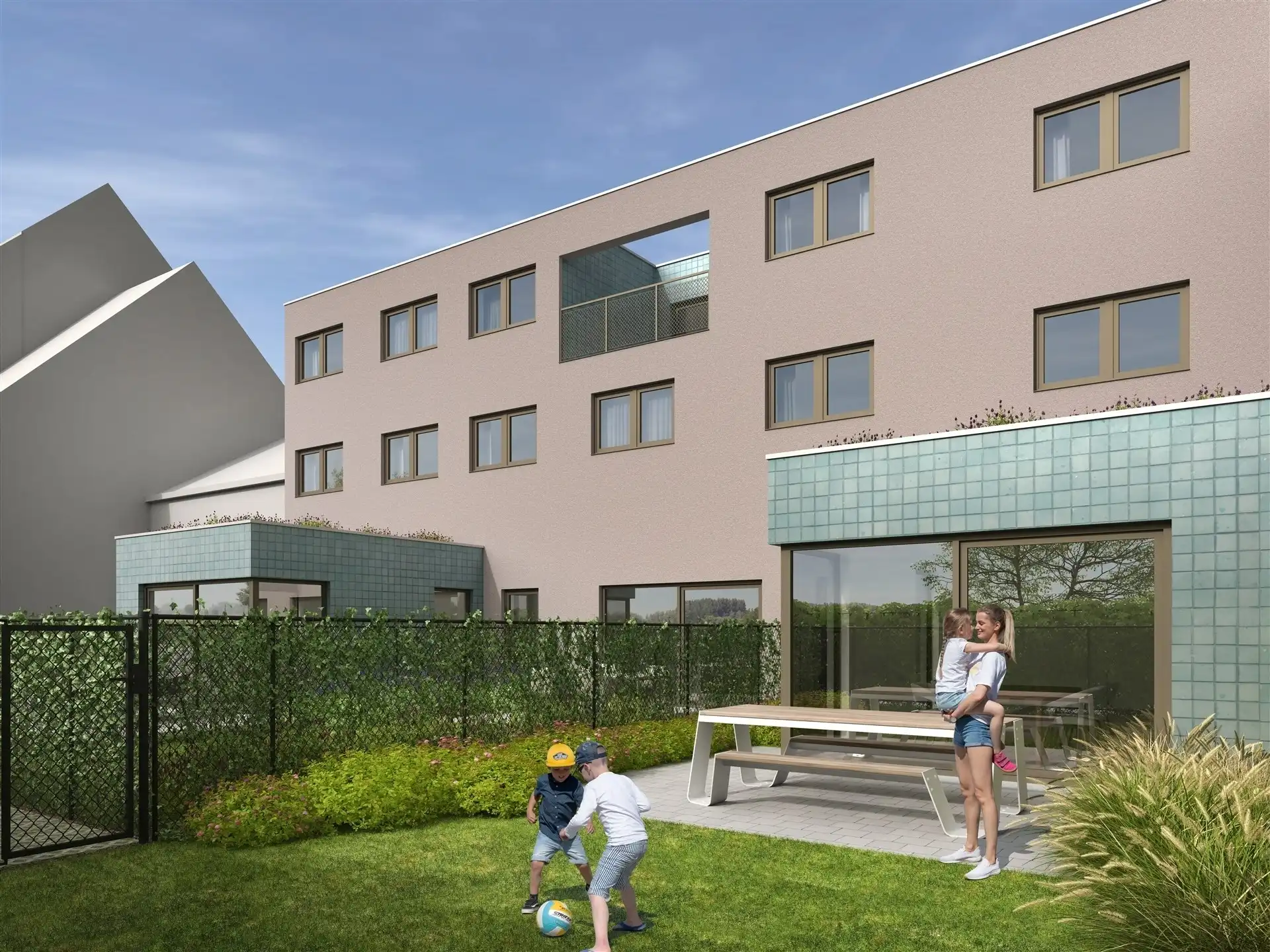 Gelijkvloers duplex appartement met tuin in Wetteren foto 6