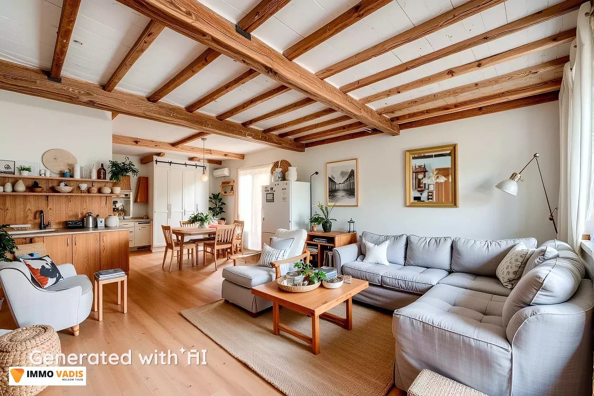 Te koop op lijfrente - Comfortabele villa met drie slaapkamers, twee garages en een magazijn. foto 6