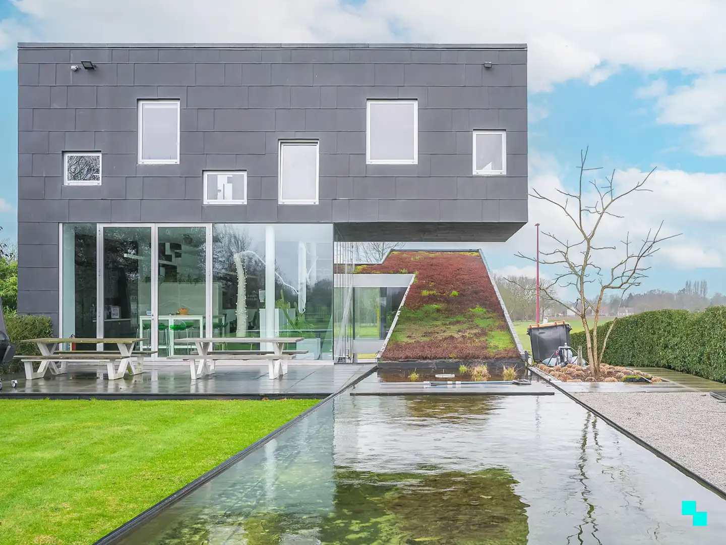 Architecturale villa op uitzonderlijk ruim perceel nabij dorpskern Merelbeke foto 34