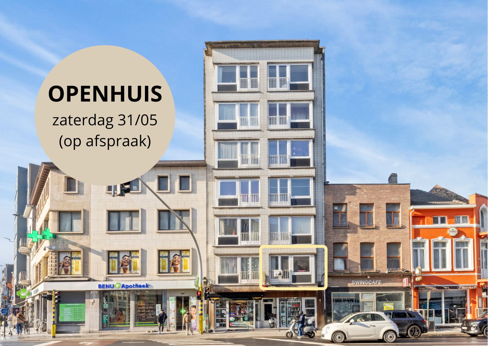 Gerenoveerd 2 slpk. appartement op toplocatie in Oostende  foto {{pictureIndex}}