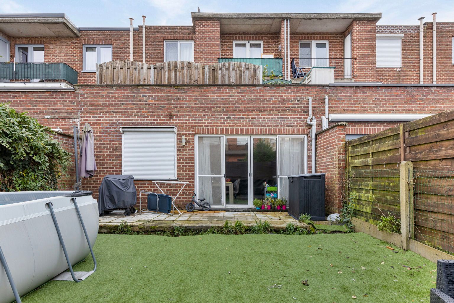 immo DAVID stelt voor: 2 slpk app. met tuin en garage foto 10