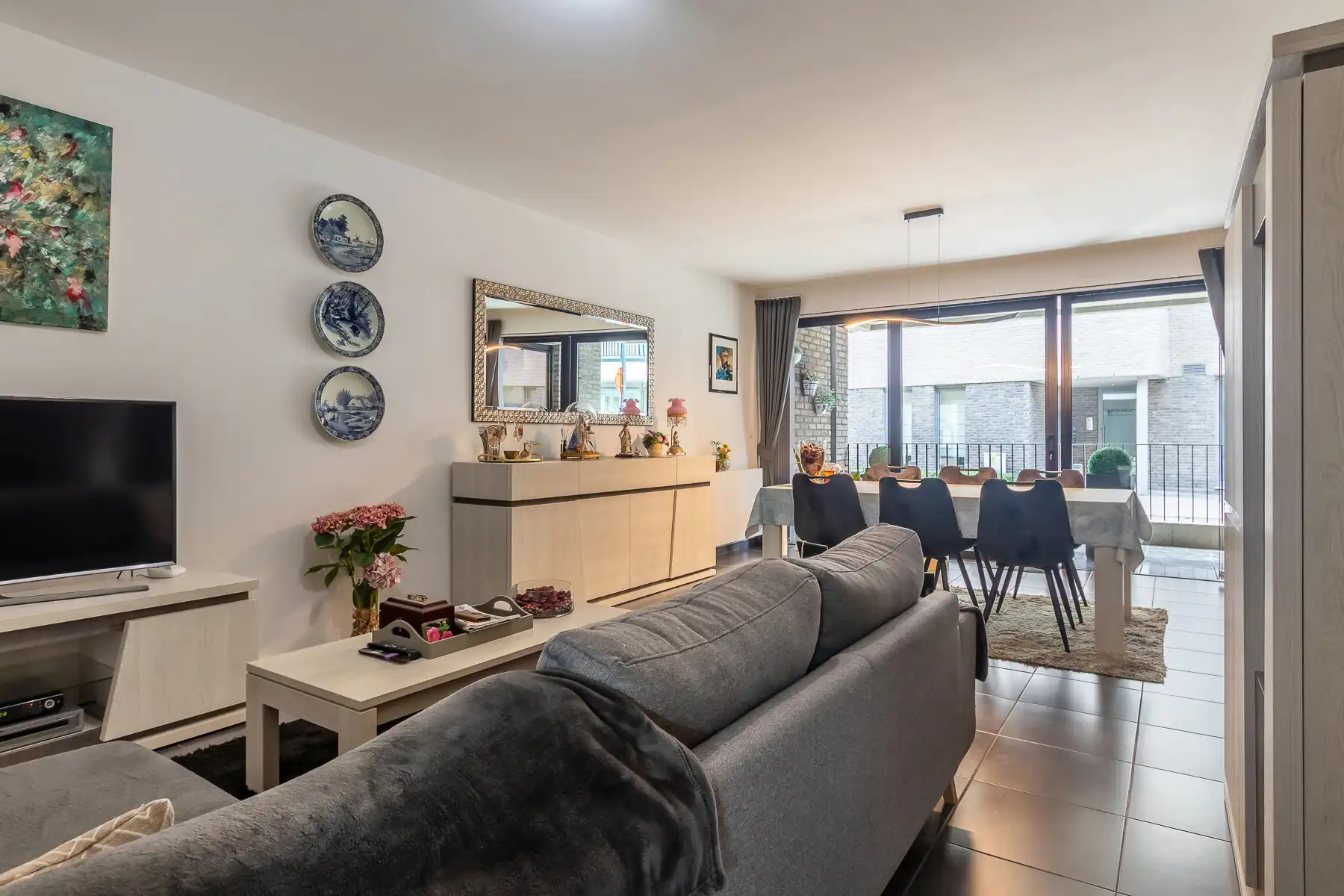 Gelijkvloersapp met 2 slaapkmrs, 2 terrassen + parkeerplaats foto 15