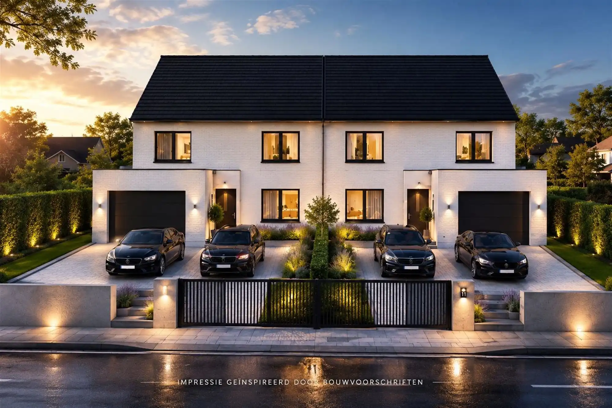 Bouwgrond van 513 m² voor halfopen woning met ruime tuin foto 2