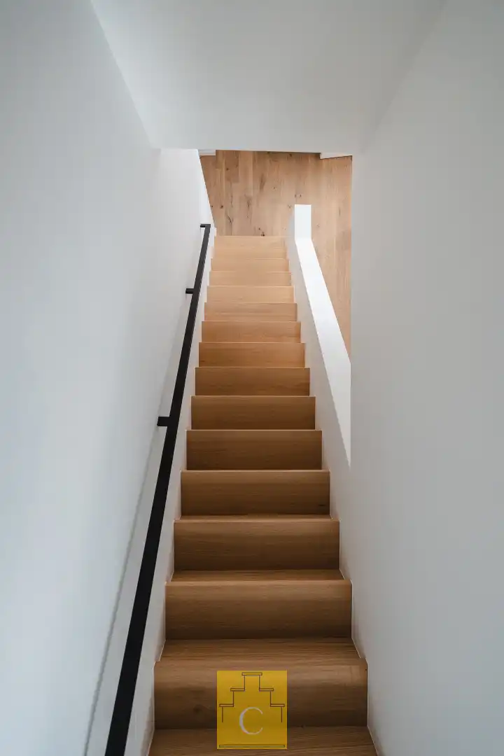 exclusieve stadswoning met garage, 4 slaapkamers, EPC A en terras in hartje Brugge, zicht op de vesten foto 25