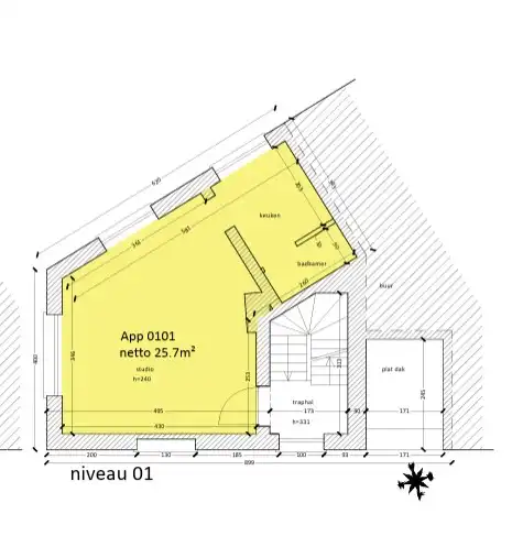Opbrengsteigendom met 4 studio's centrum Gent foto 34