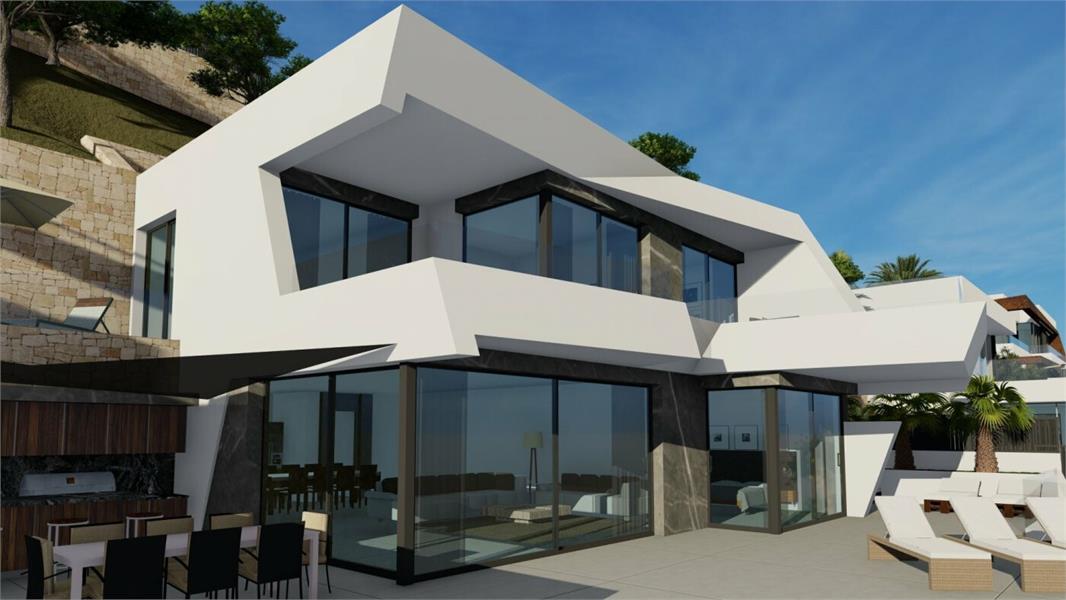 NIEUWBOUW LUXE VILLA MET SPECTACULAIR UITZICHT IN CALPE foto 4