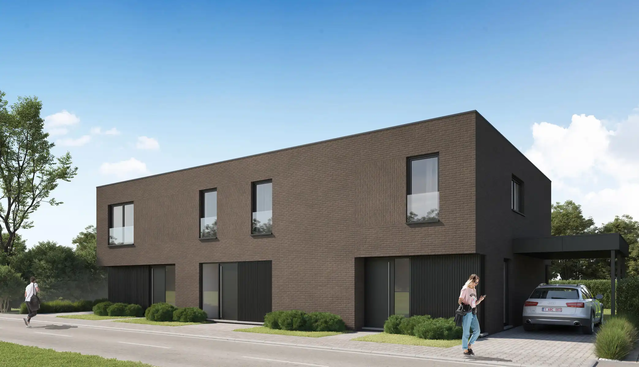 Moderne, halfopen woning foto 10