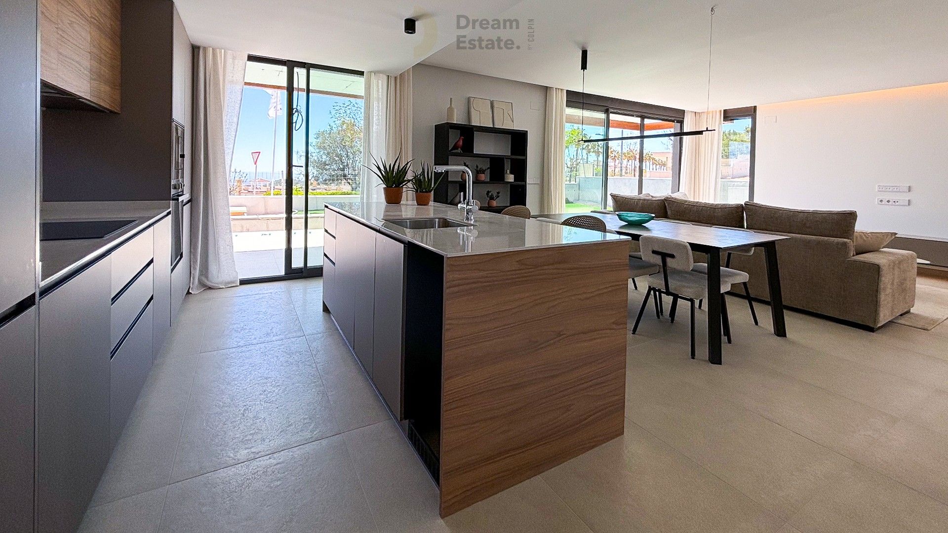 Onderhoudsvriendelijke gelijkvloerse villa's met zeezicht in Polop foto 8