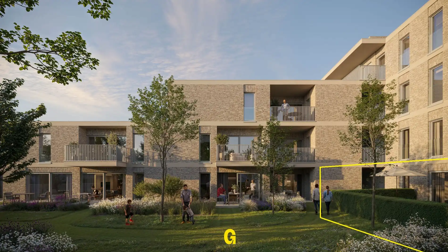 Nieuwbouwappartement op het gelijklvoers met 3 slaapkamers en 2 terrassen, in res. de Boomgaard vlakbij het centrum van Hoeselt foto 4