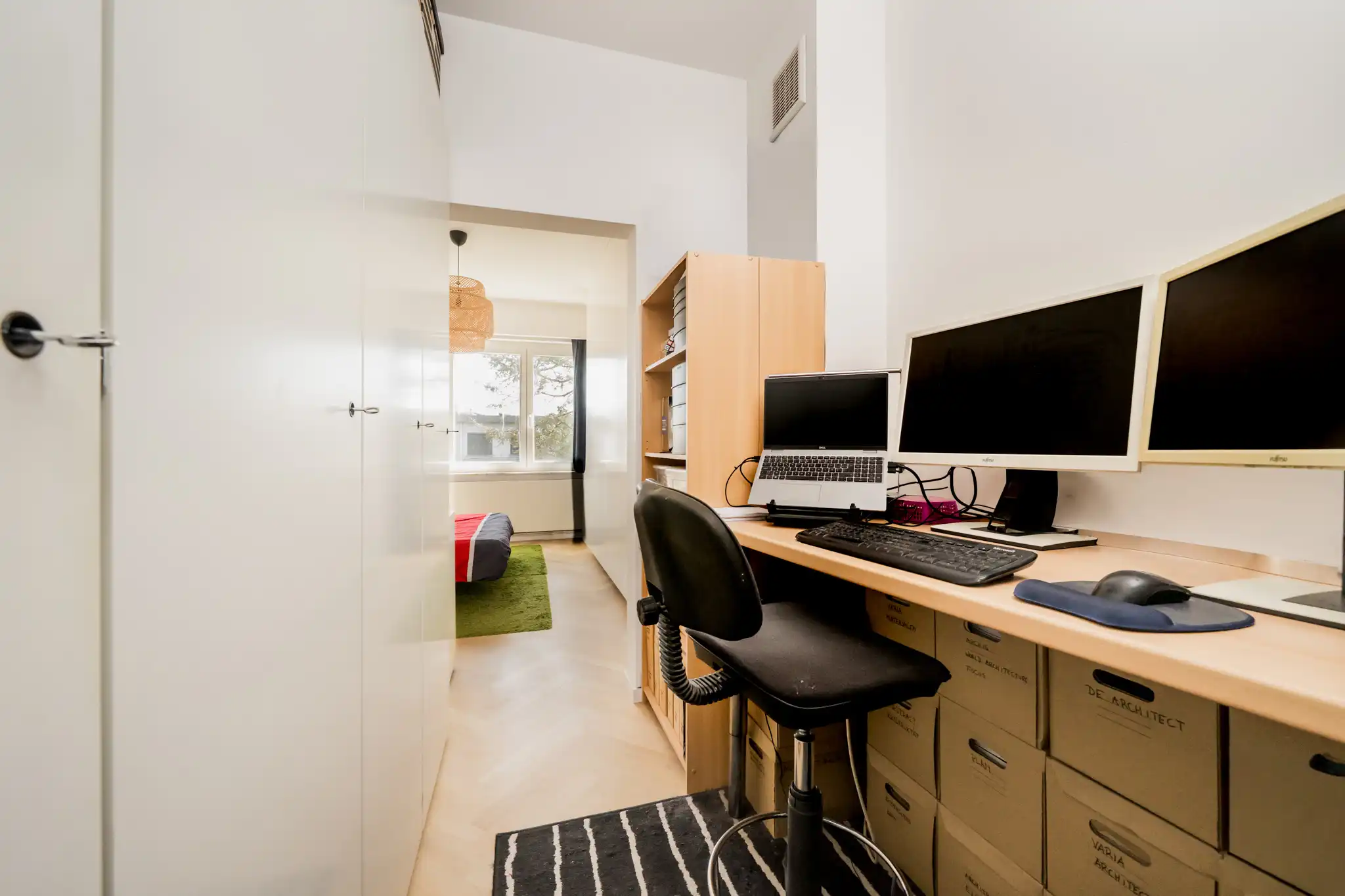 Prachtig gerenoveerd 2-slp appartement + bureel/dressing, terras én garage  foto 13