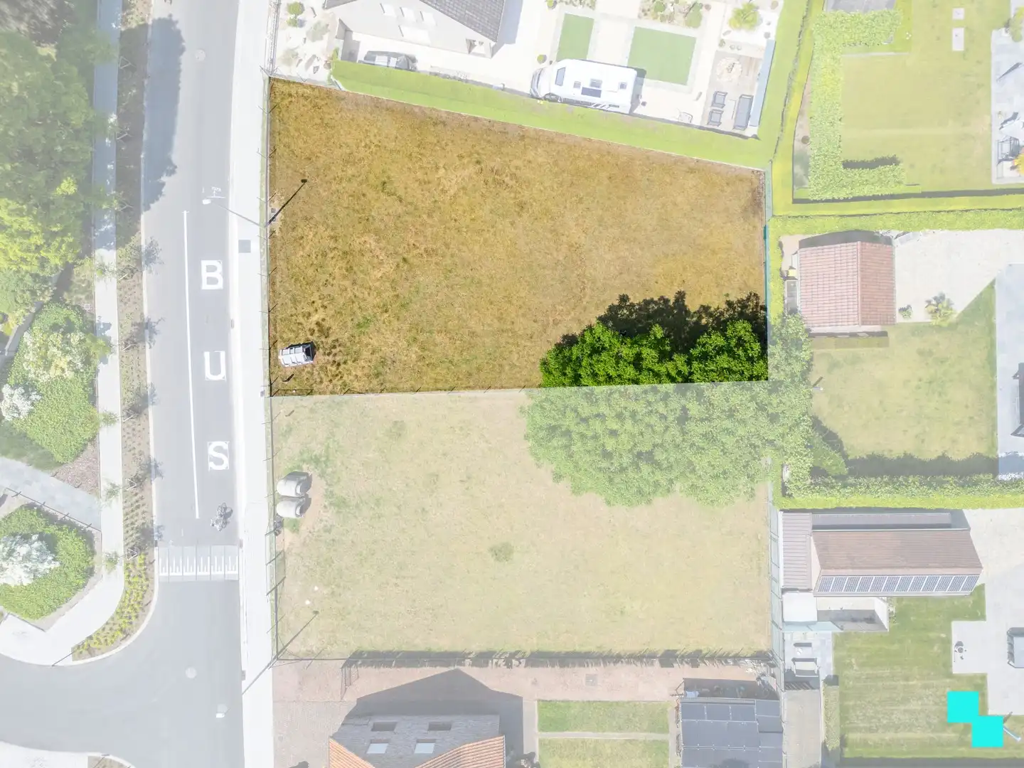 Aantrekkelijk gelegen bouwgrond te Kachtem van 655m² voor open bebouwing foto 5