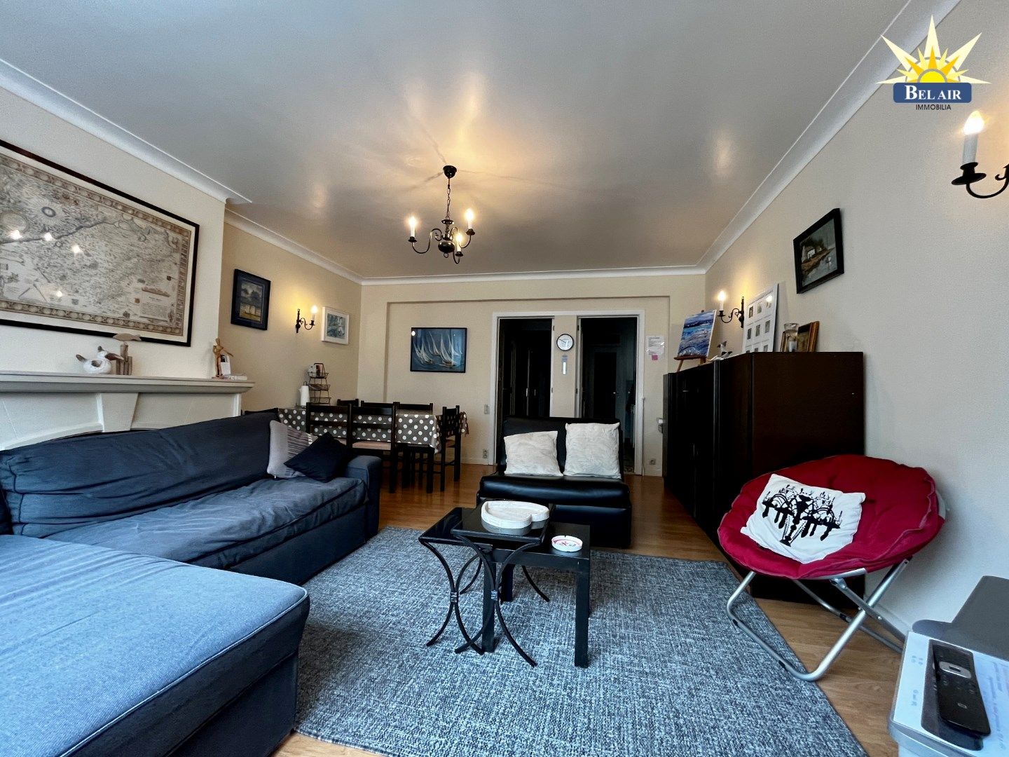 Appartement met 2 slaapkamers. Gesloten garagebox mogelijk in de buurt ! foto 2