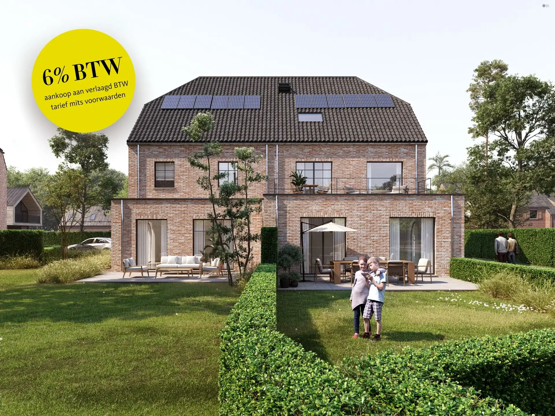 Nieuwbouw halfopen bebouwing te Stekene foto 2