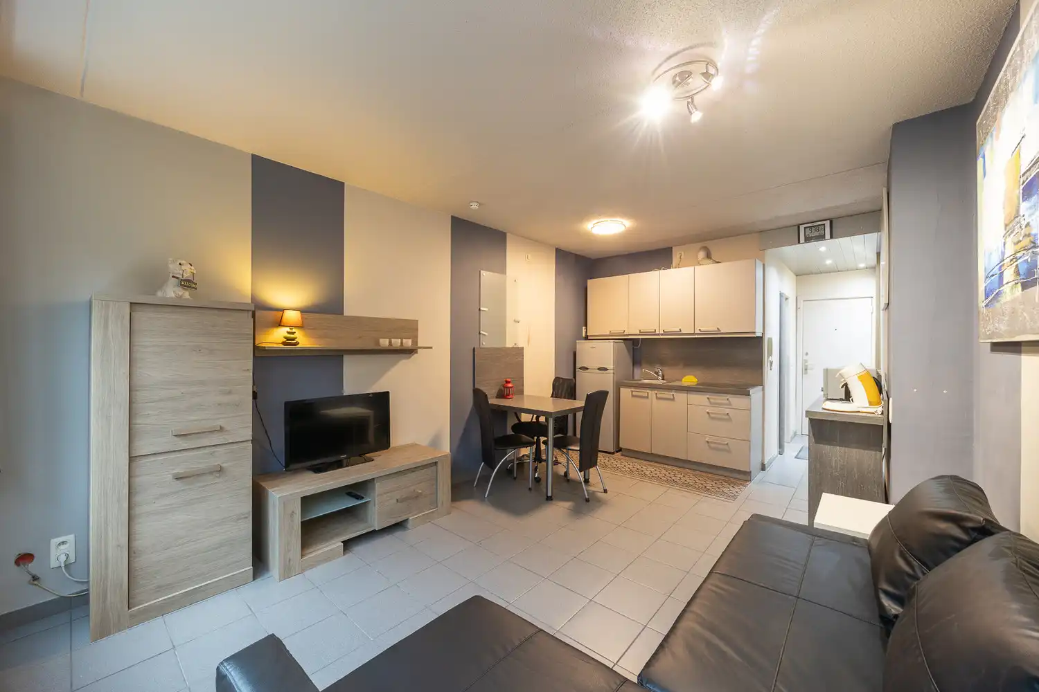 Instapklare en gemeubelde studio (30m²) op toplocatie aan het Harmoniepark - EPC B! foto 7