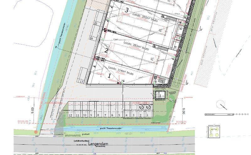 Laatste nieuwbouw KMO unit voorzien van kantoor of woning - parkeergelegenheid - Sleidinge foto 7