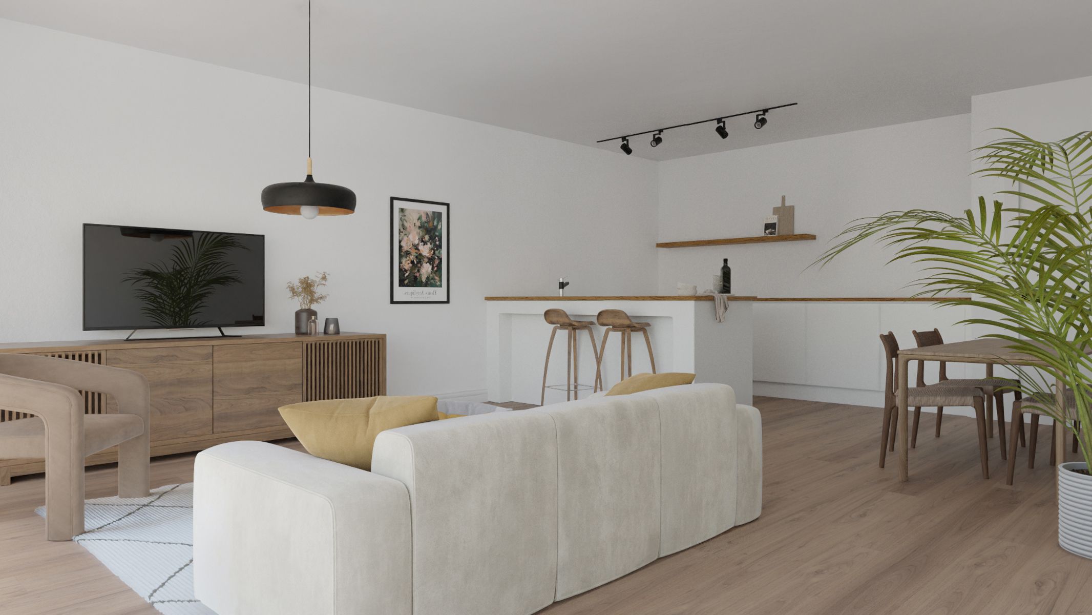 Prachtig nieuwbouwappartement met 1 slpk, terras en garage! foto 7