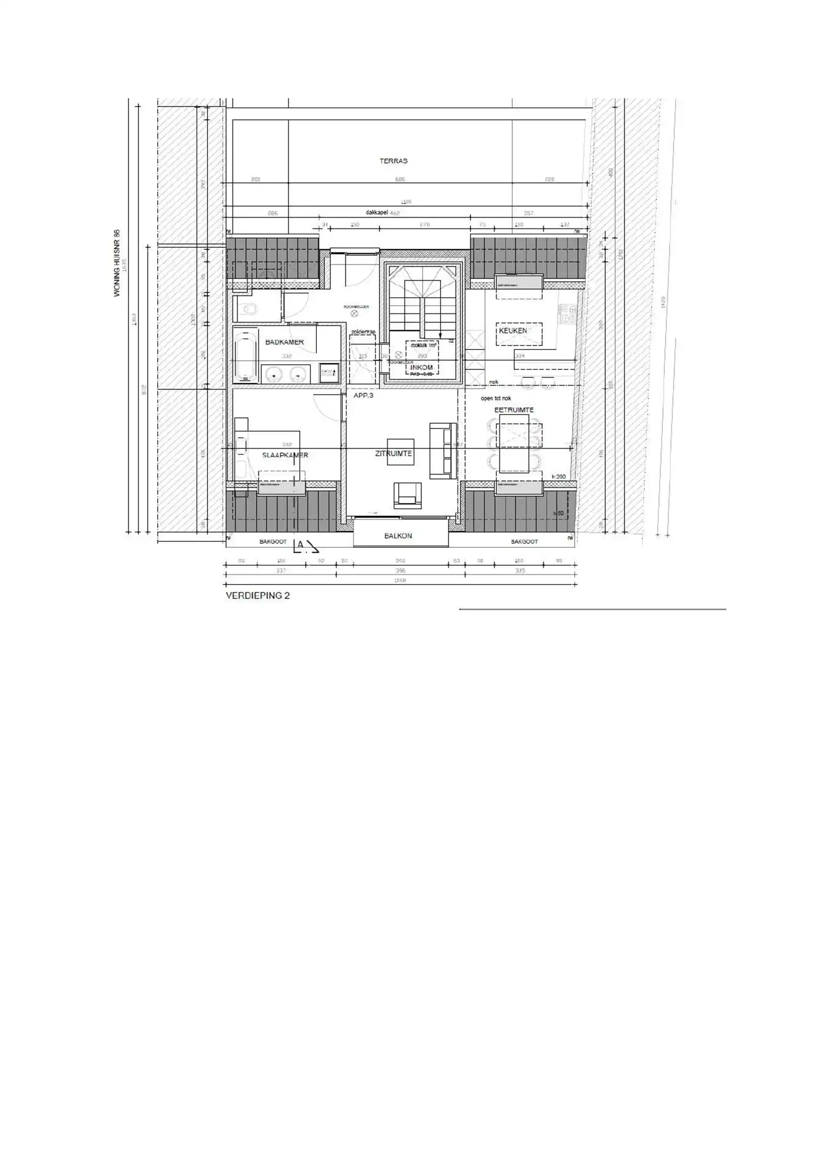 Dakappartement met 1 slaapkamer foto 12