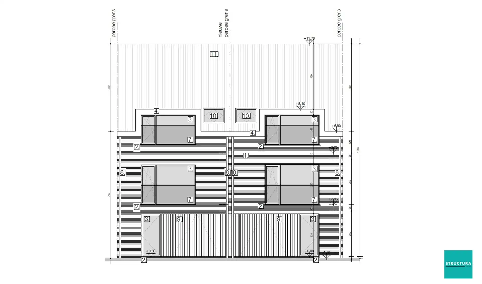 Bouwgrond voor 2 woningen met vergunning foto 3