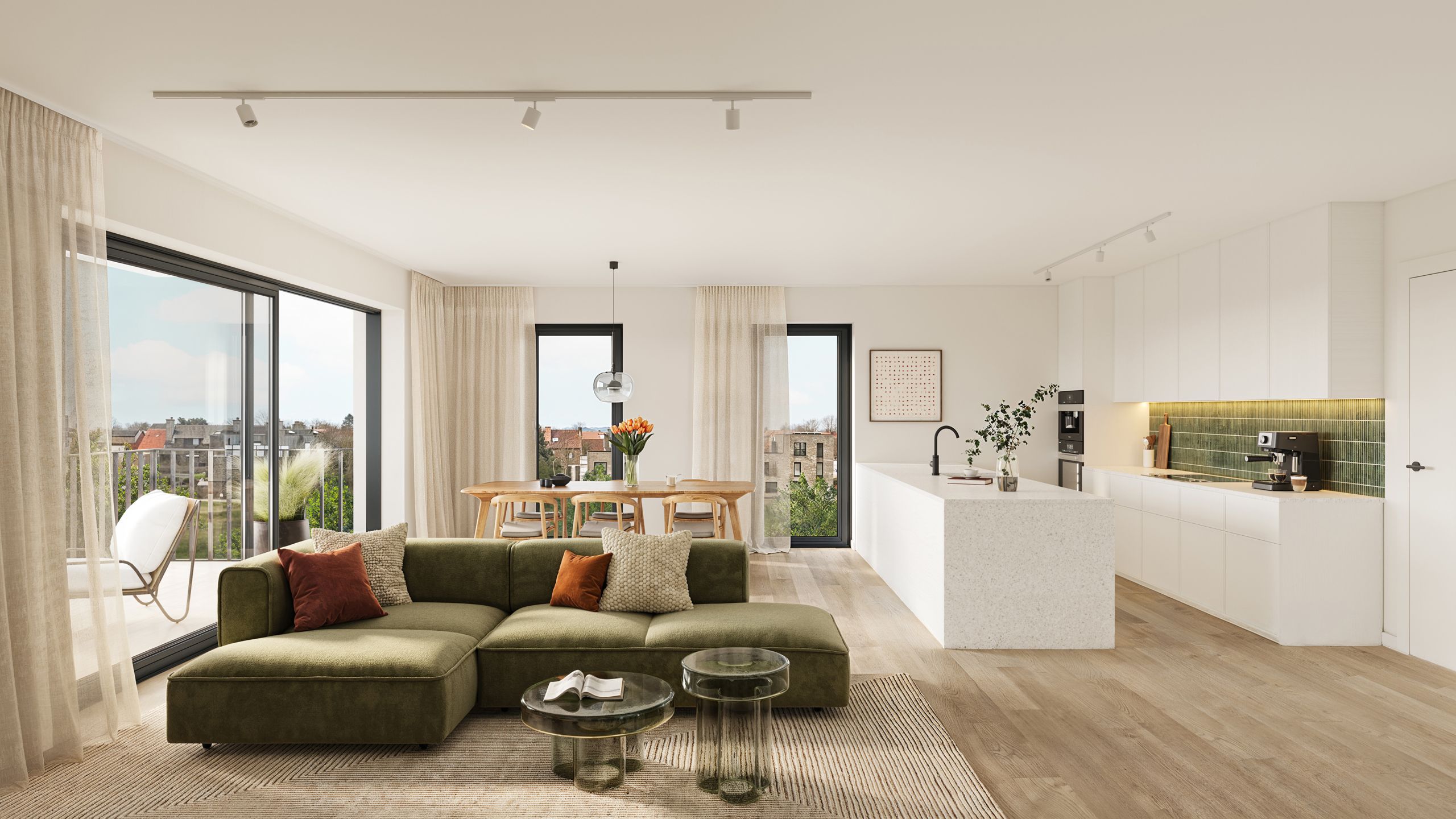 Appartement van 93m² op de 2e verd. 2 slpks en zuid terras!  foto 7