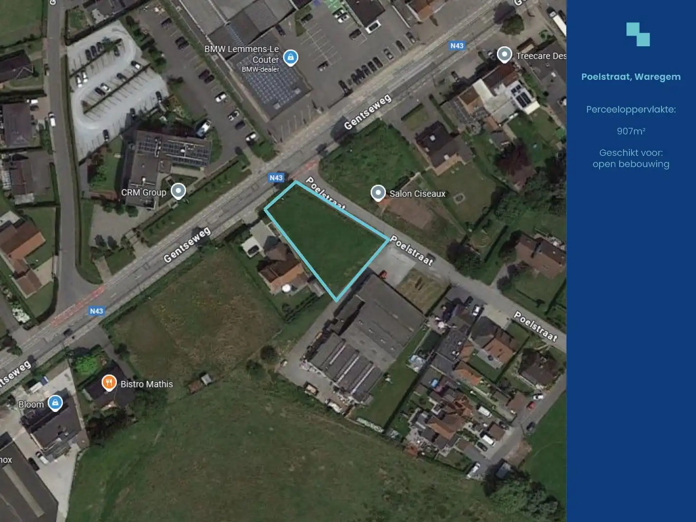 Prachtig stuk bouwgrond te Waregem foto 3