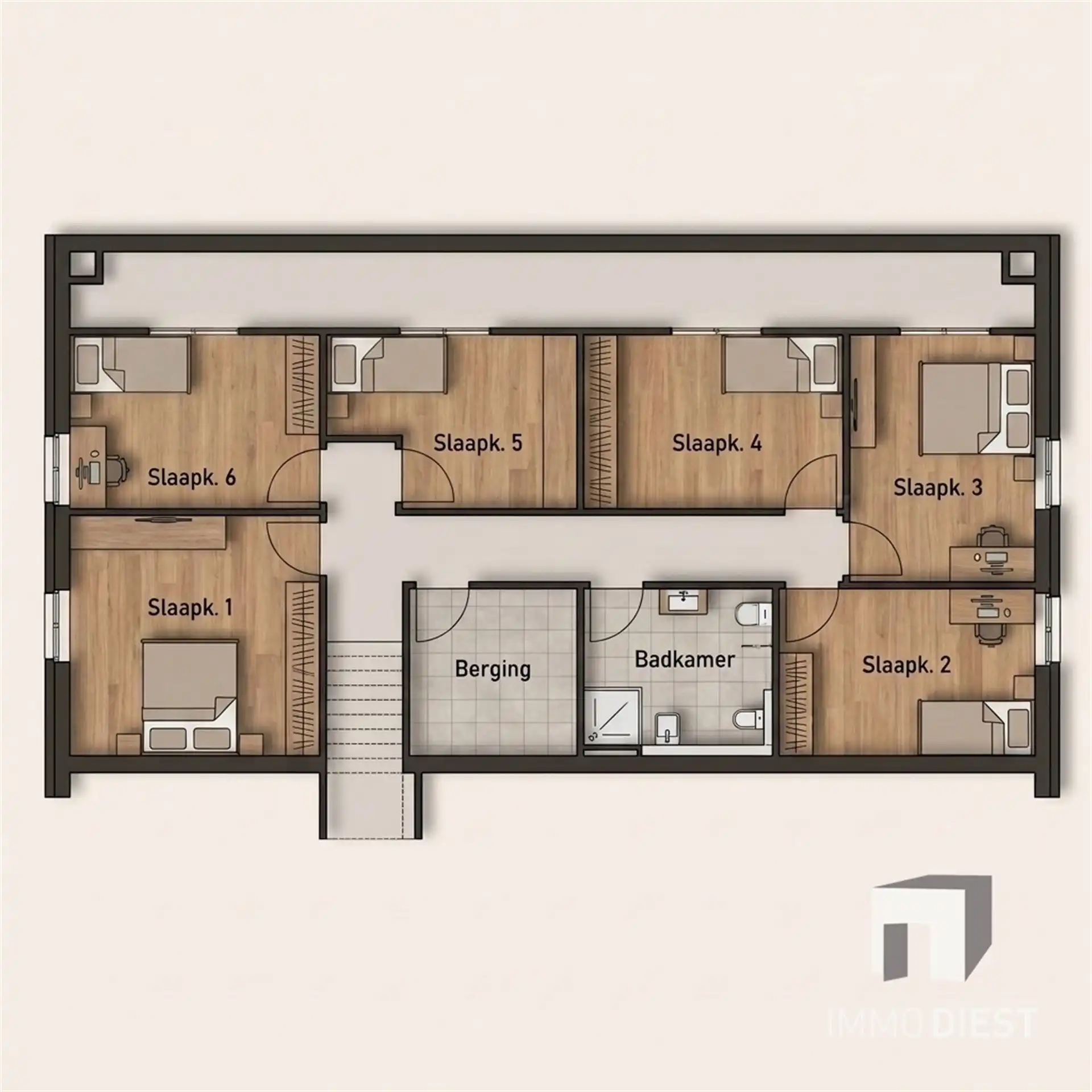 Gezellige woning met 7 slaapkamers op 15,23are foto 24