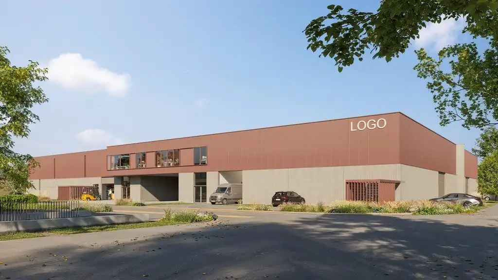Nieuwbouw loods met kantoor te koop in Cesar Business Park Bornem foto 8