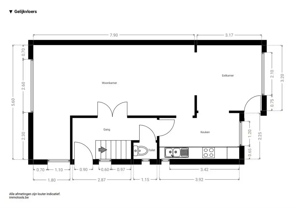 Te renoveren halfopen bebouwing in doodlopende straat foto 10