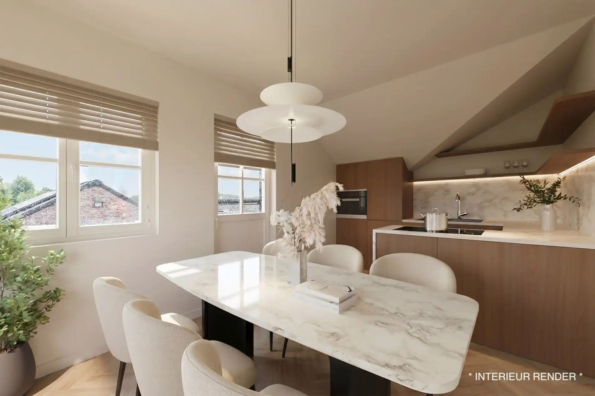 Ruim (137m²) en energiezuinig (label B) appartement met zonnig terras met zicht op agrarisch gebied te Diepenbeek foto 10