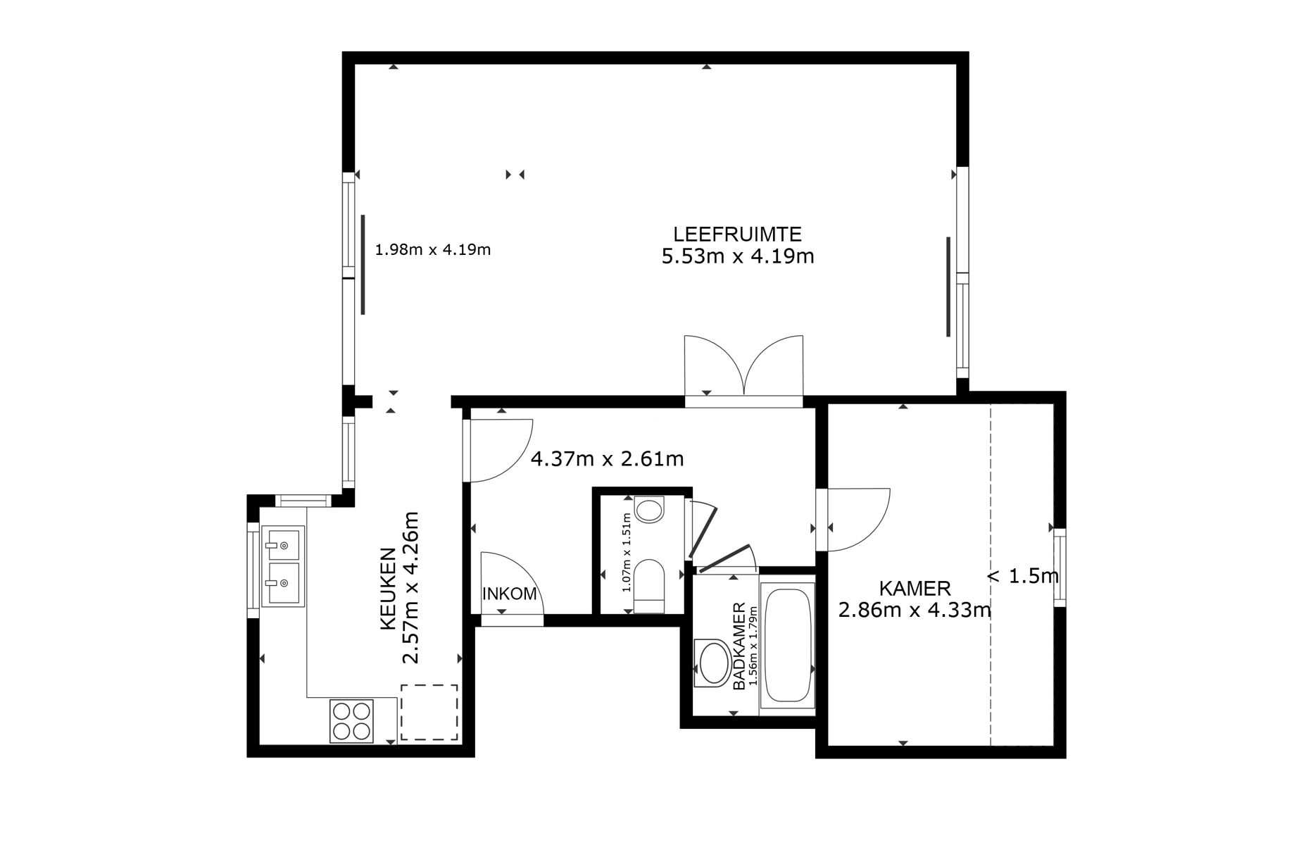 Uw droomappartement met huuropbrengst in Deinze! foto 16