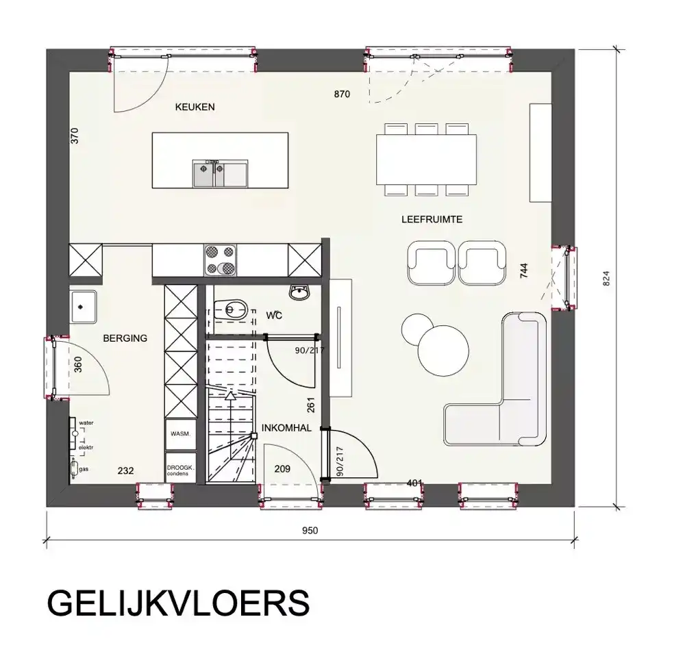 Nieuwbouwwoning, open bebouwing, 5a 6ca, te Zonhoven foto 3